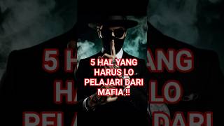 5 Things You Should Learn From The Mafia  motivation mafia quotes inspiration mindset fyp