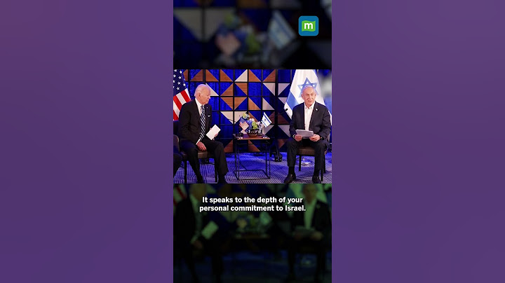 Israel PM Benjamin Netanyahu thanks US President Joe Biden for his support #netanyahu #israel #biden