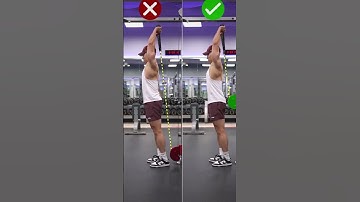 ✅Do Overhead Cable Tricep Extensions LIKE THIS!