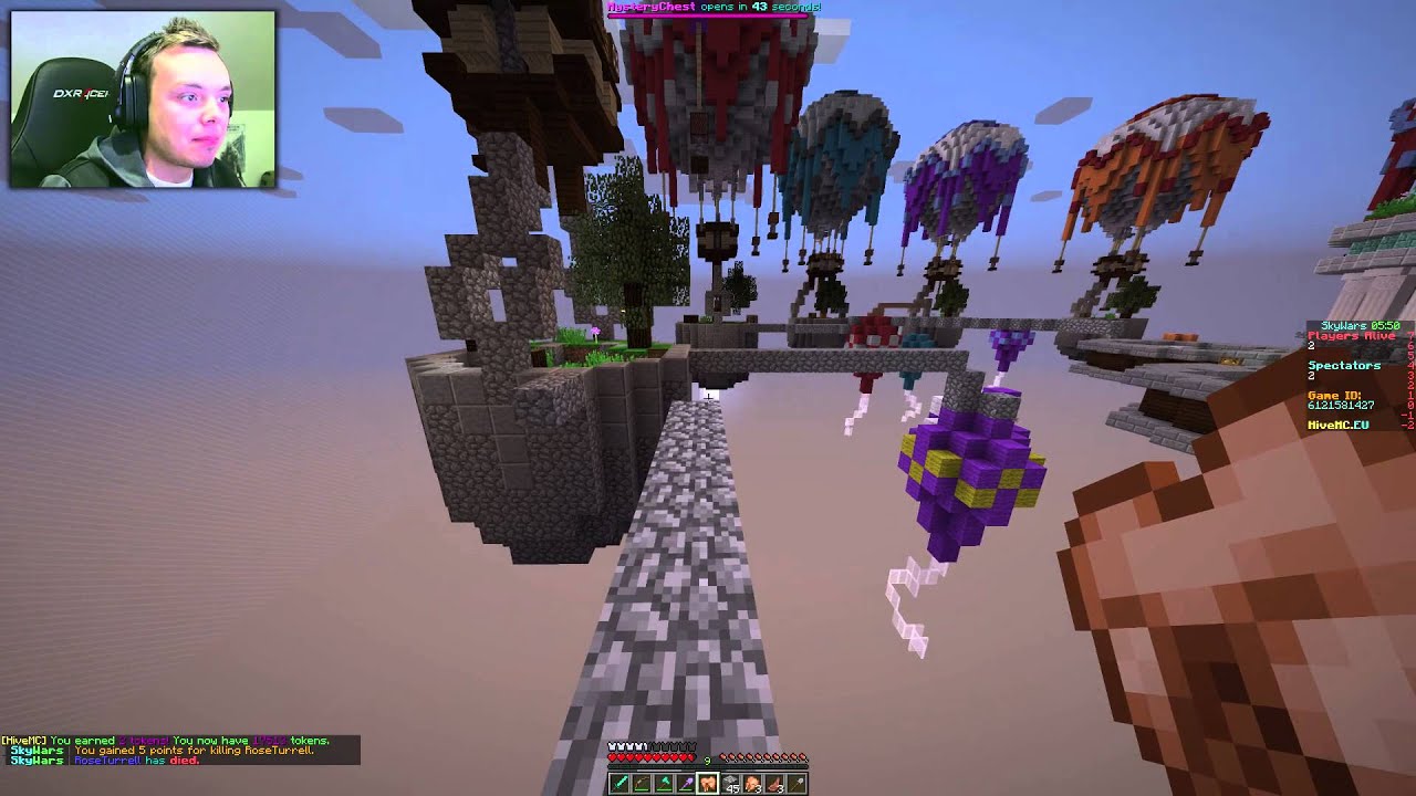 DER TRAFF VI BLINKSKUDD! | Skywars - Minigame | Norsk Minecraft