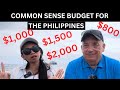 My budget for an expat in the philippines living on 1500