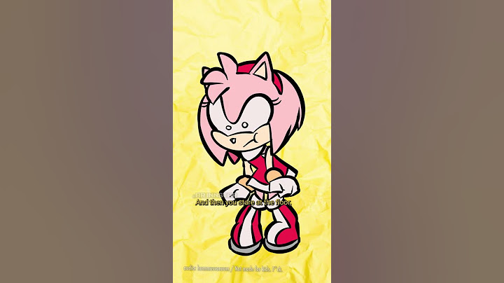 Sonic the Hedgehog: So you had a bad (CHEESE)