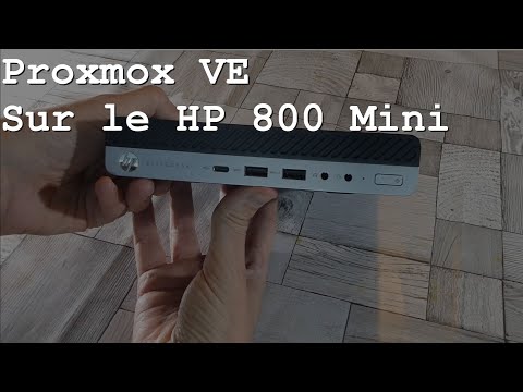 Installer et configurer Proxmox VE sur le HP 800 Mini