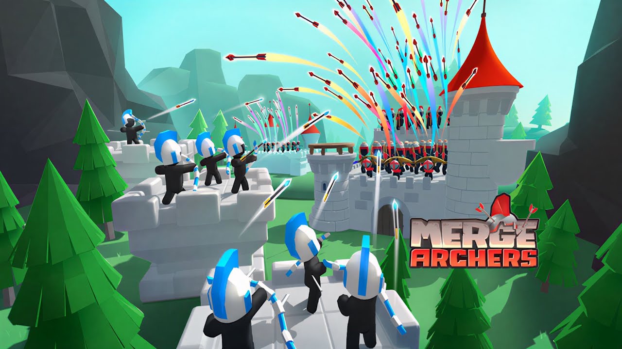 Merge Archers: Arrow Game (by Azur Games) IOS Gameplay Video (HD)
