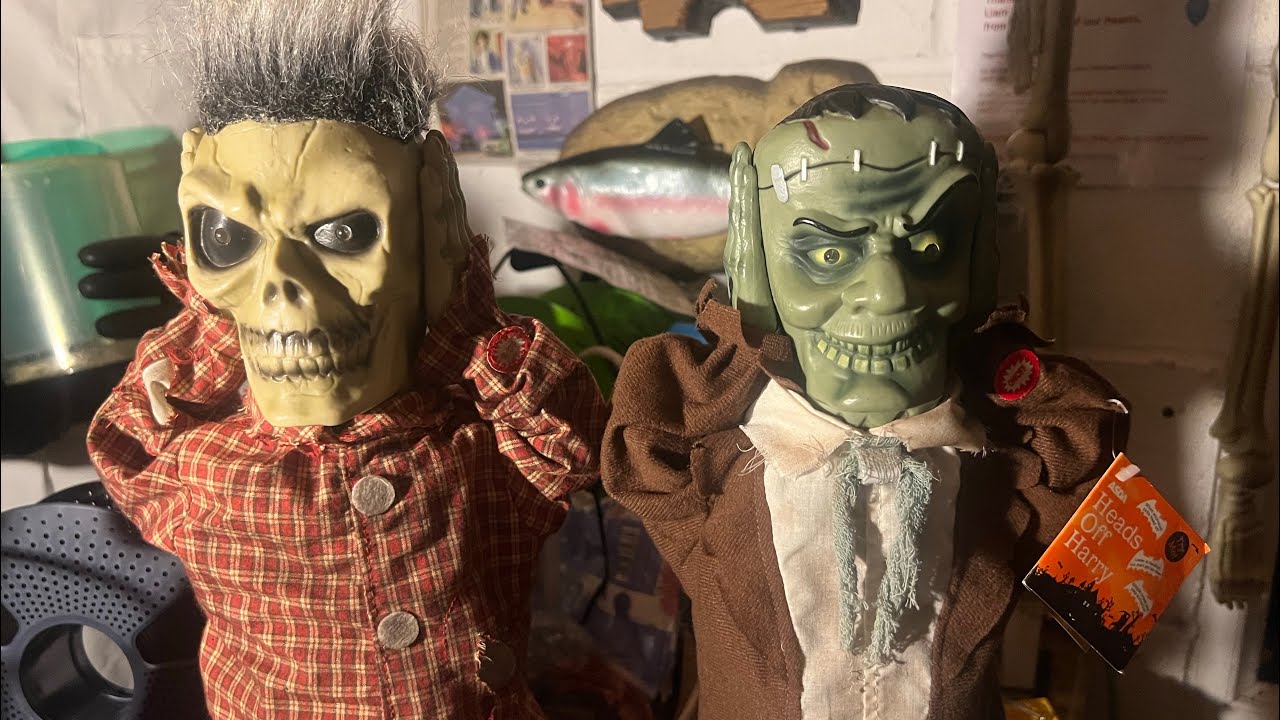 Обзор настольной игры Magic Power Halloween Animated Heads up Skull & Frankenstein (ASDA/Tesco 20...