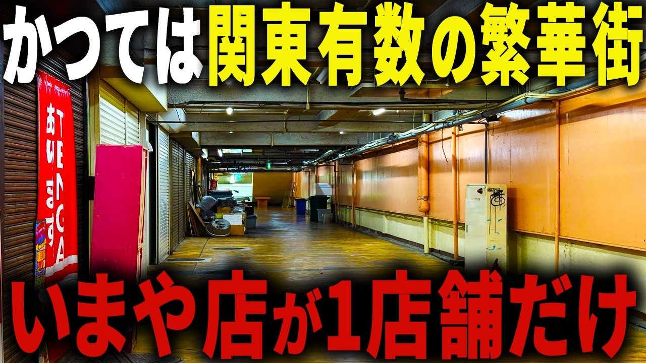 【駅徒歩１分の放置地下街】半世紀以上も開発が遅れた関東の巨大都市… 再開発で揉めた県下最大の繁華街の実情【ゆっくり解説】