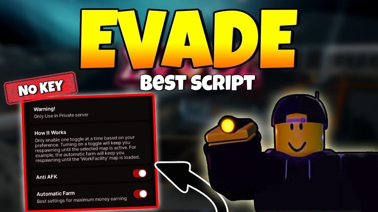 [BEST] Roblox SCRIPT Evade – God Mode , Full Bright , AFK Farm OP 2026 ...