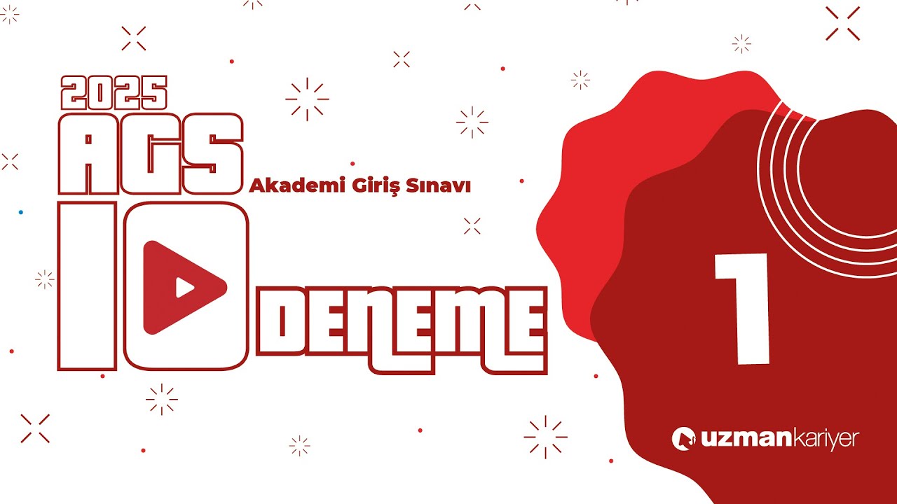 2025 - AGS DENEME 1 -  MEVZUAT SORU ÇÖZÜMLERİ
