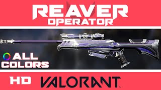 Reaver Operator VALORANT Skin | ALL COLORS IN-GAME | Skins Showcase