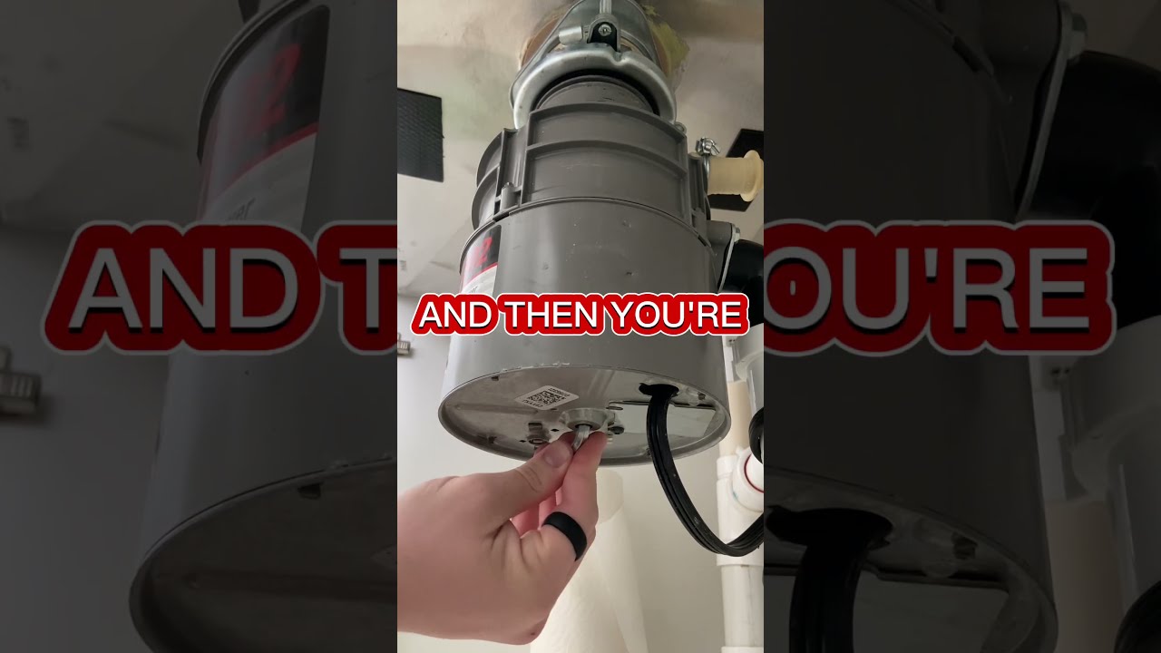 HOW TO UNCLOG YOUR DISPOSAL