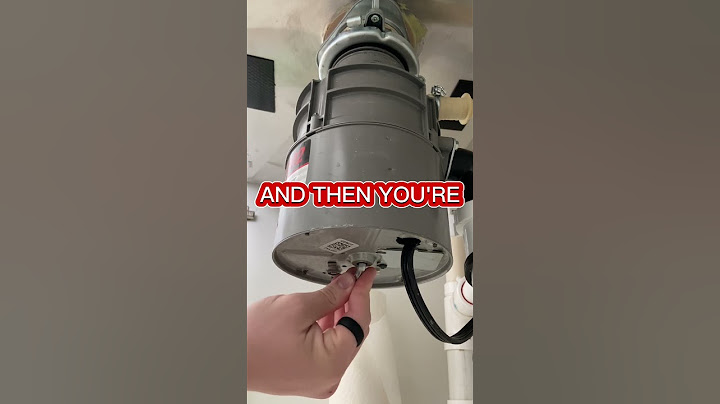 HOW TO UNCLOG YOUR DISPOSAL