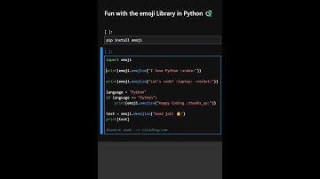 Fun with the emoji Library in Python 🐍