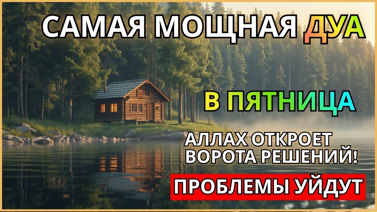 САМАЯ СИЛЬНАЯ Дуа в ПЯТНИЦА Все желания сбываются! #дуа