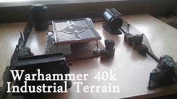 Warhammer 40k Industrial Terrain Part 2