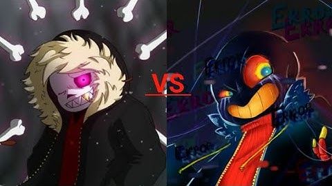 [Undertale Timeline Collapse] Fell Judgement vs Error sans