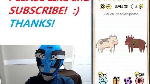 BRAIN TEST LEVEL 28 WALKTHROUGH WITH ANSWERS