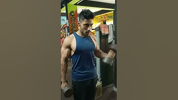 Alternate Dumbbell Curl || Biceps 💪workout || Gym motivation