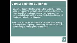 2018 IECC for Existing Buildings | SEDAC Webinar | 05.22.2019