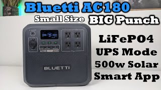 NEW Bluetti AC180  We've Been Waiting For This! 1152wh LFP  1800w Inverter  UPS / Fast Charging!