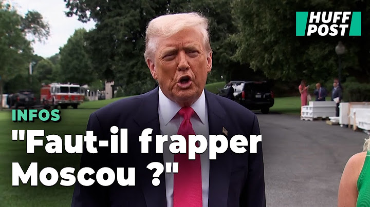 Trump a-t-il encouragé Zelensky à frapper Moscou ? Le président des États-Unis répond