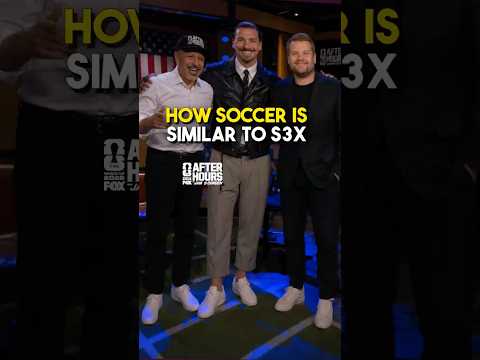 Why Soccer is Like S-X! I made laugh on the show.