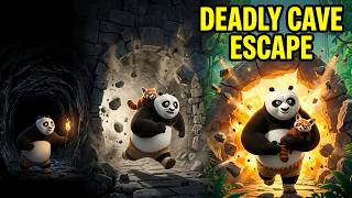 Panda Trapped in Deadly Cave | Survival Against All Odds