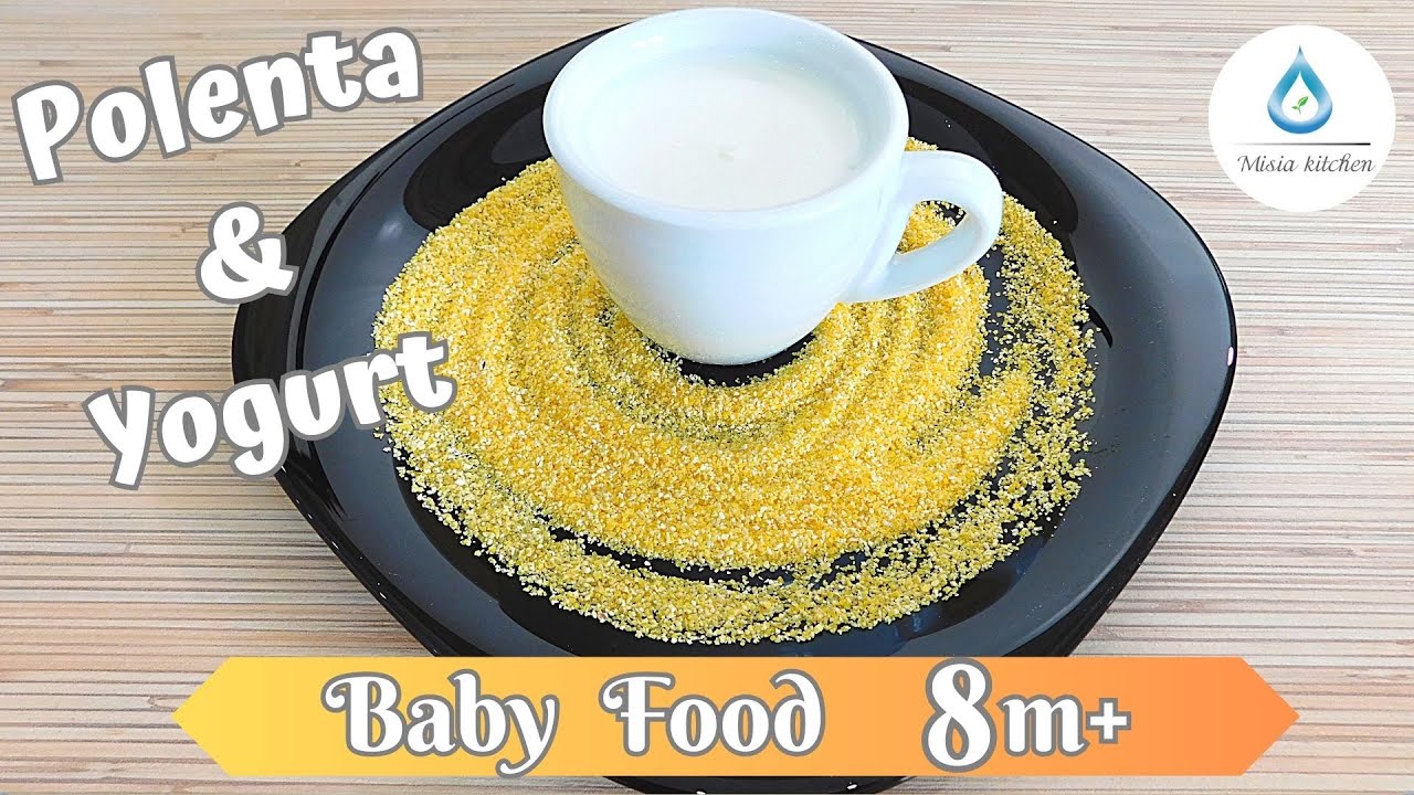 Polenta Yogurt Baby Food | 8 Month Baby Food | Palenta za bebe