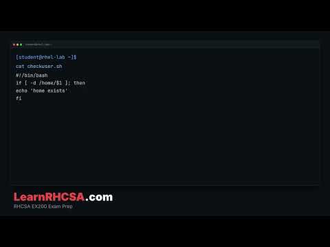 RHCSA Quick Tip: If Conditions | Shell Scripts