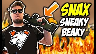 SNAX W SWOIM STYLU 200IQ BYALI 1vs2 VIRTUS PRO W KOLEJNYM MECZU LIGI ESEA CSGO BEST MOMENTS