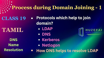 #19 Process during Domain Join Part1 in Tamil | Huzefa | #windows #dns #ldap #kerberos