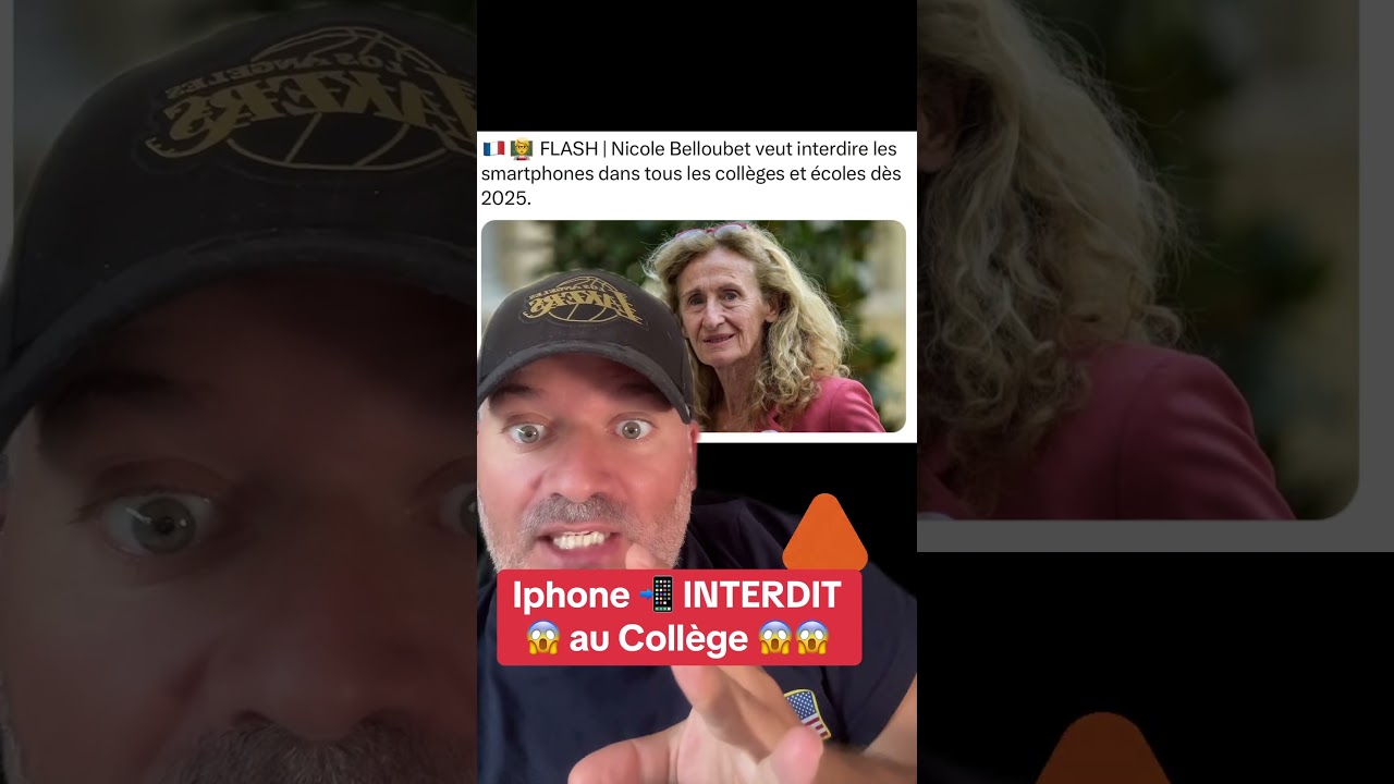iPhone📱 interdit au collège en 2025 