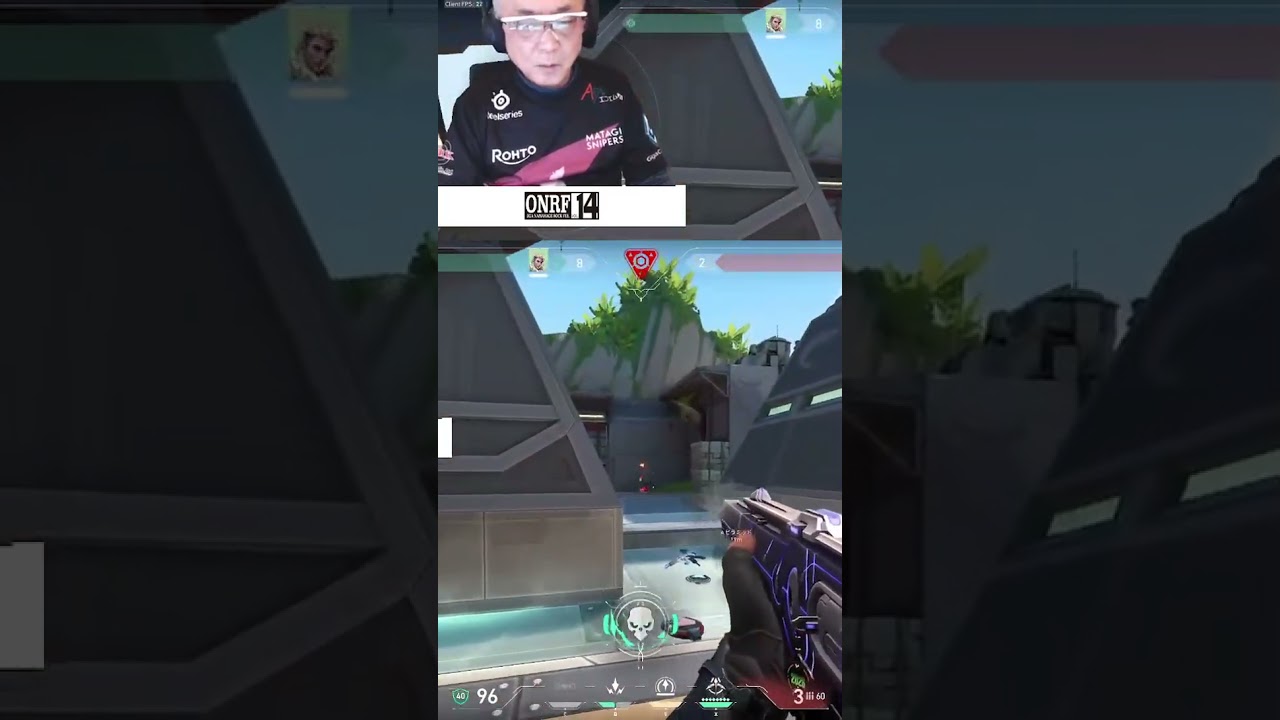 【VALORANT】2キル目のエイムが落ち着いている【mark25】#valorant #マタギスナイパーズ #shorts