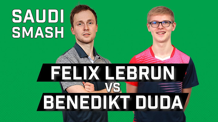 Felix Lebrun vs Benedikt Duda | Saudi Smash 2024
