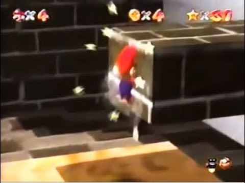 Mario hits his head on the wall for 10 minutes - YouTube
