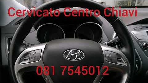 Copia chiave Hyundai IX35 con radiocomando