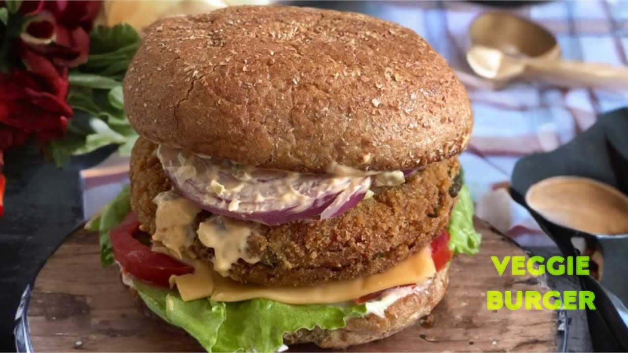 “The Ultimate Veggie Burger Stack — So Satisfying!”| How to Make the Ultimate Veggie Burger at Home”