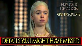 House of the Dragon Opening Credits Breakdown