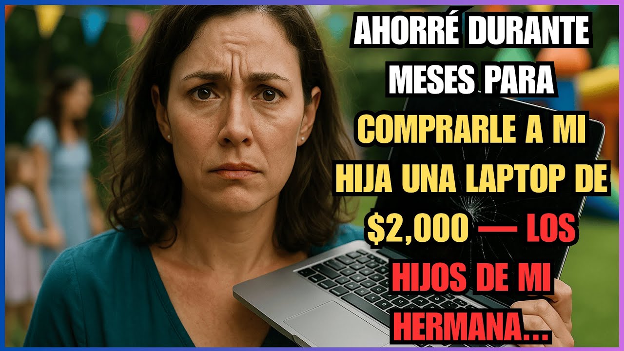 Ahorré durante meses para comprarle a mi hija una laptop de $2,000 — Los hijos de mi hermana...