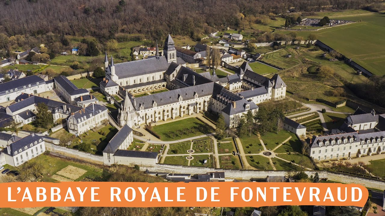 L'Abbaye Royale de Fontevraud - Documentaire Aérien 4k - Aerial Footage 4k