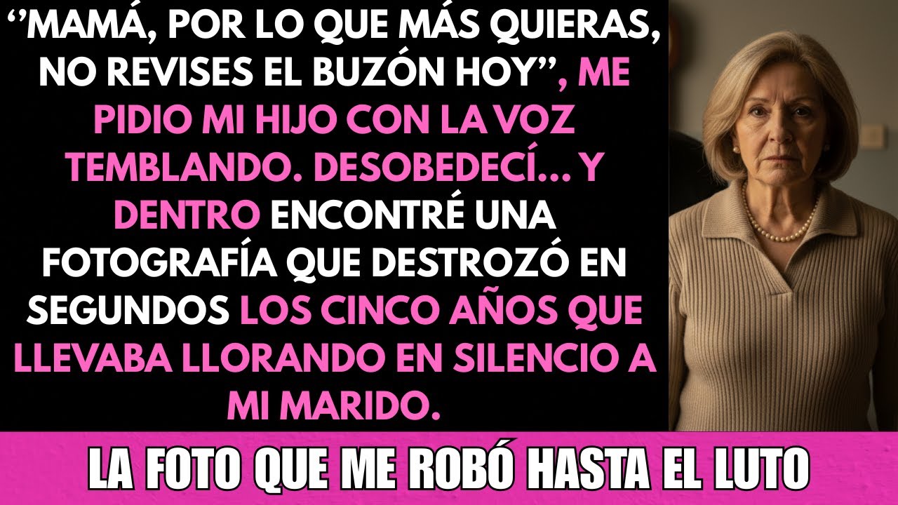 ''Mamá, no revises el buzón hoy”, me dijo mi hijo.Minutos después, entendí por qué su voz temblaba.