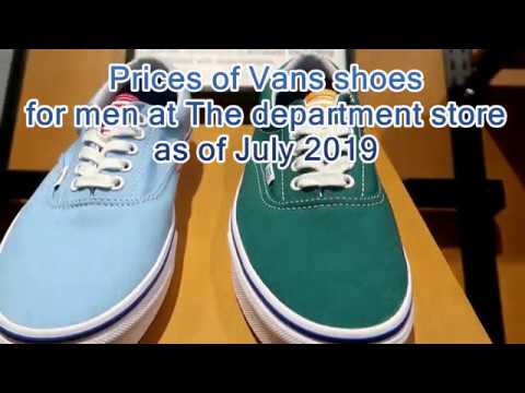 VANS SHOES AND PRICES IN THE 