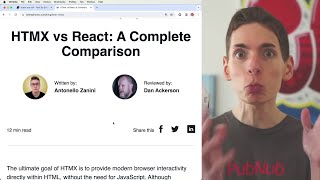 HTMX vs React