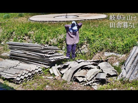 住宅 建築 サビ EZ blust 業者 DIY 汚れ 油 解体 廃墟 掃除 94th day of work] This is a battle we cannot afford to lose