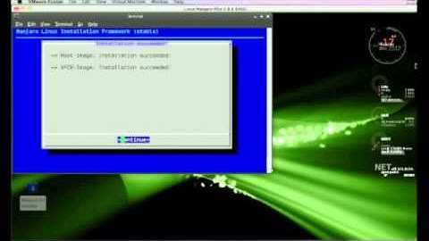 Installation Steps for Linux Majaro 0.8.6 Xfce 64bit on VMware Fusion 5