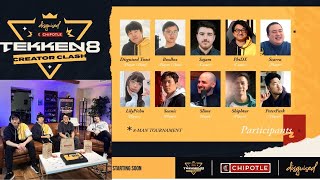 The Disguised Tekken 8 Creator Clash Highlights ft. Toast Lilypichu Scarra Shipthur &amp; PhiDX + More