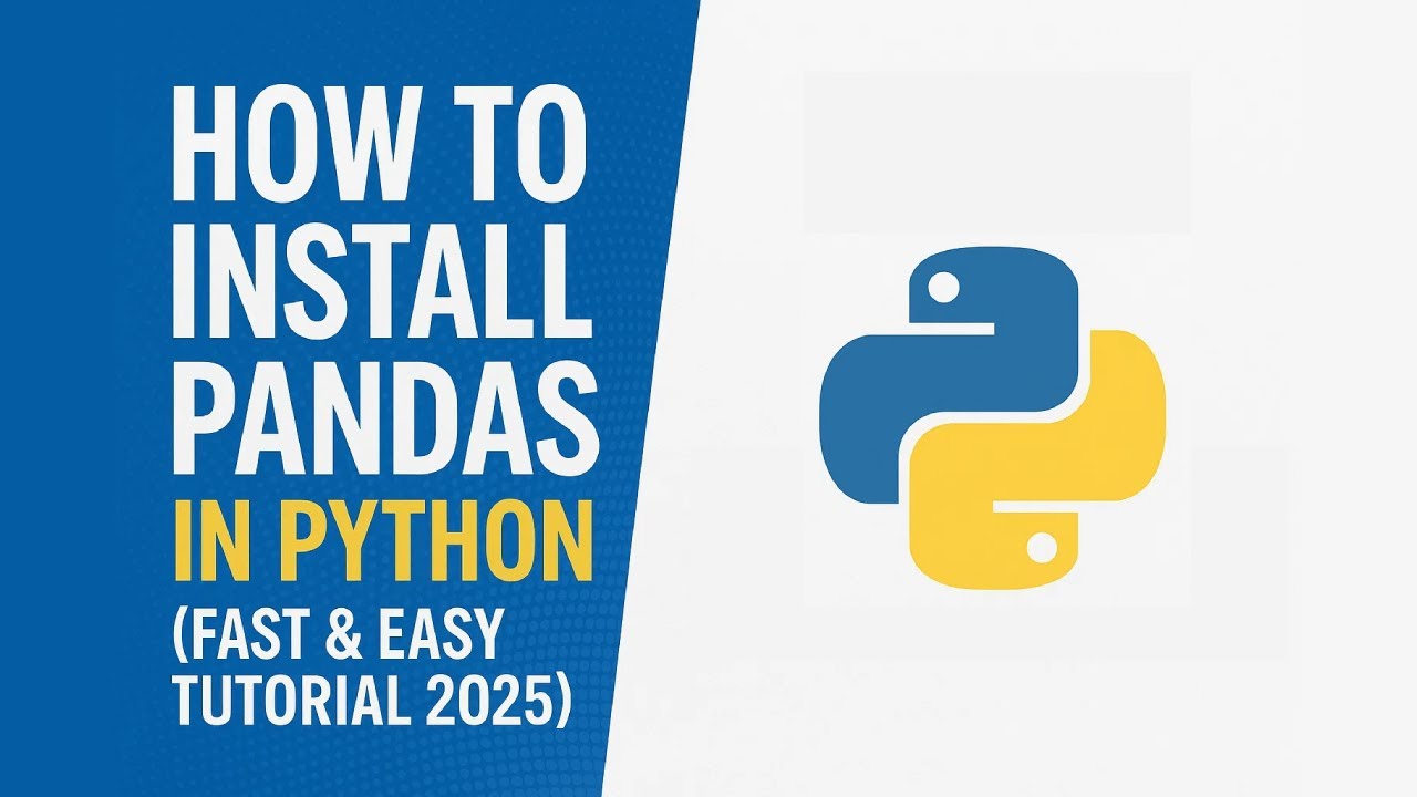 Install Pandas Correctly (Most People Get This Wrong)