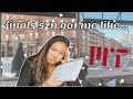 finals week at mit!! ✰