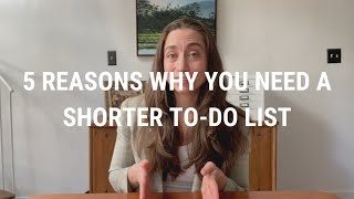 5 reasons why you need a shorter to-do list | Kacy Paide