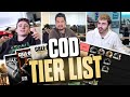 GOD OR TRASH TIER LIST FOR COD (YOU WONT BELIEVE WHAT THEY PICKED)