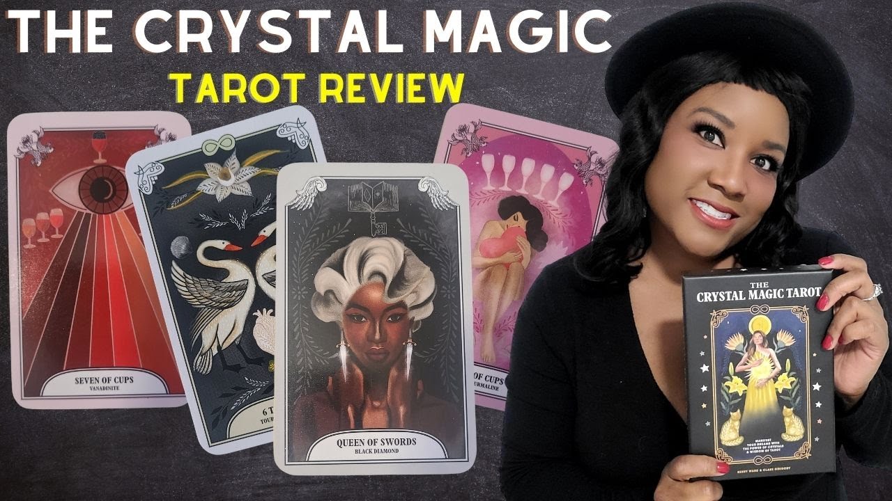 The Crystal Magic Tarot Deck Review I Unboxing Flip Through & Card